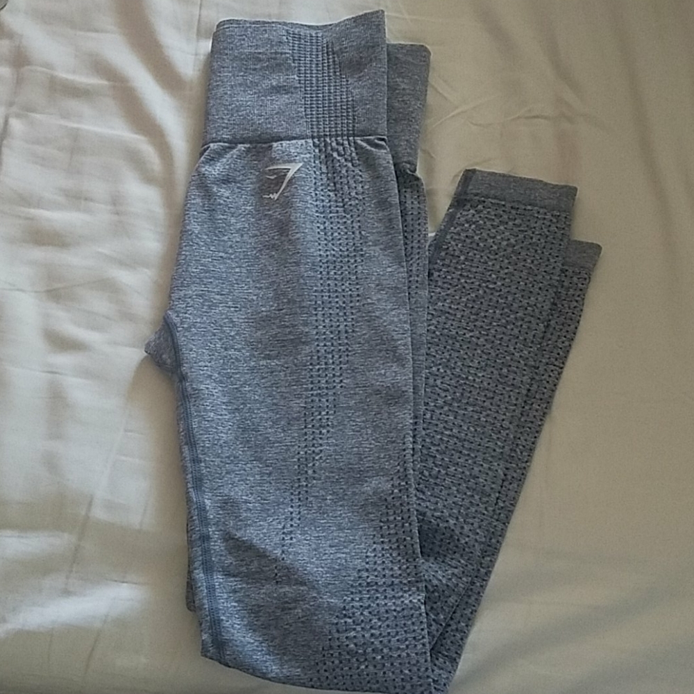 Steel Blue Gymshark Vital Seamless Leggings S - Picture 5 of 10